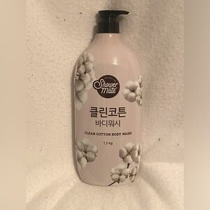 Shower Mate Total Body Care~ Clean Cotton Body Wash 42.3 fl oz